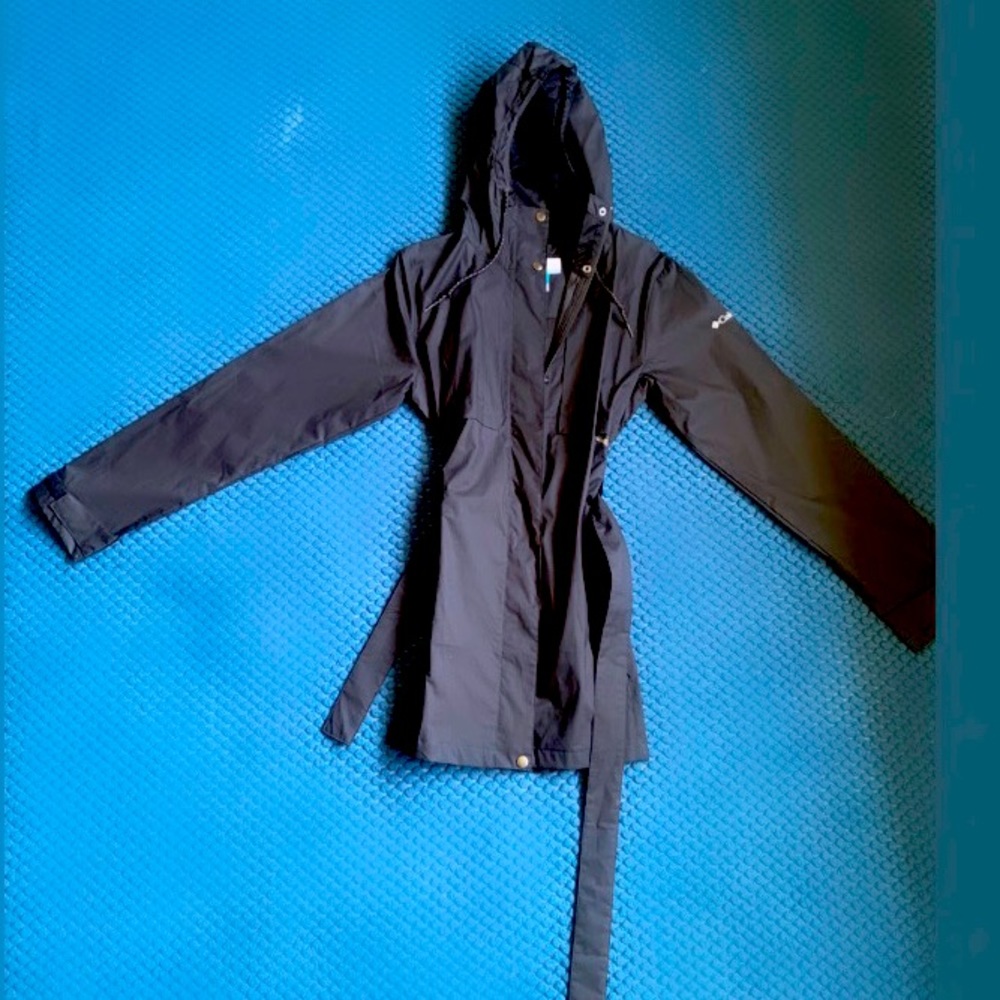 Black Columbia Rain Coat